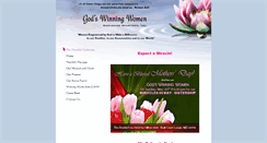 Desktop Screenshot of godswinningwomen.net